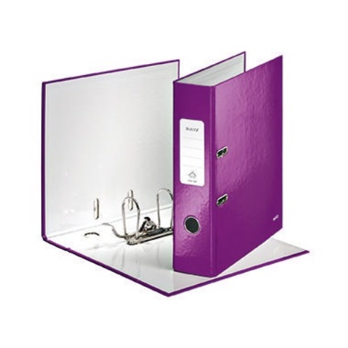 Leitz Ordner WOW 10050062 DIN A4 80mm Pappe violett