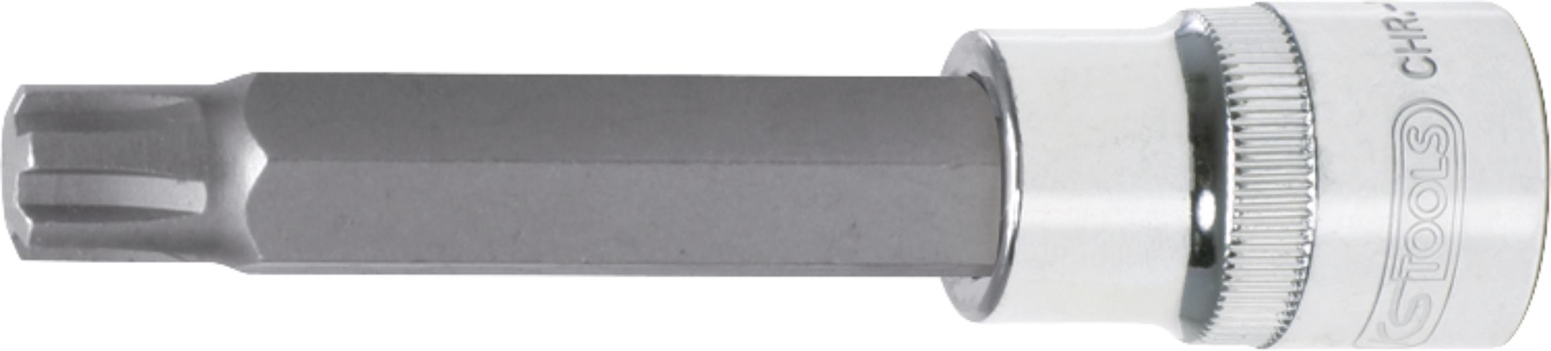KS Tools 918.1815 1/2'' CHROMEplus Bit-Stecknuss RIBE, M14