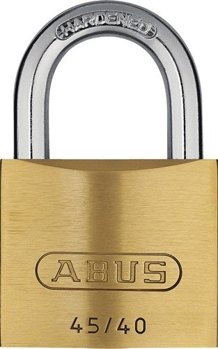 ABUS 80613 Zylindervorhangschloss 45/40 Schlosskörperbreite 39 mm Messing versch