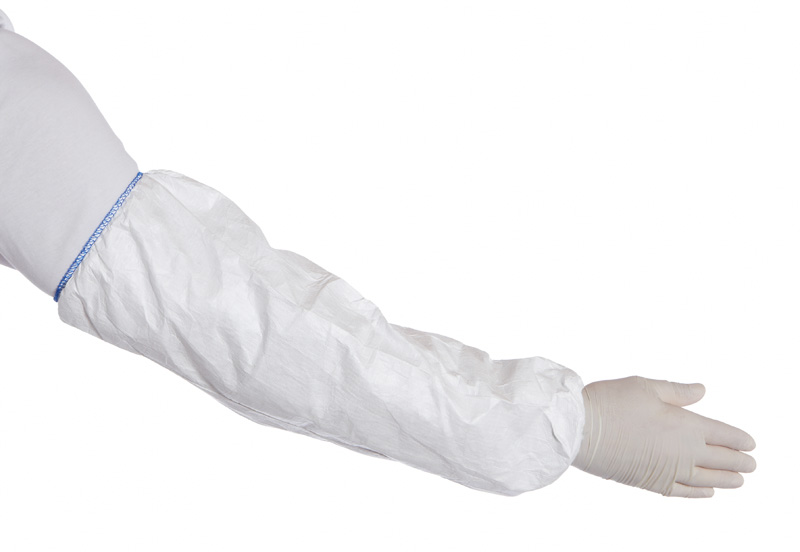Armstulpe TYVEK, Weiss 50cm lang