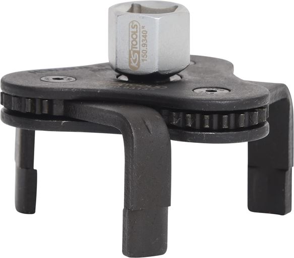 KS Tools 150.9313 Ölfilterspinne mit Adapter 1/2'' auf 3/8'' Antrieb