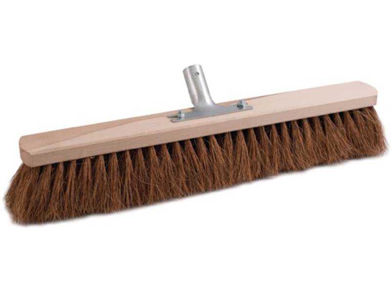 SOREX 25715 Besen  Kokos Länge 500 mm mit Metallstielhalter Flachholz