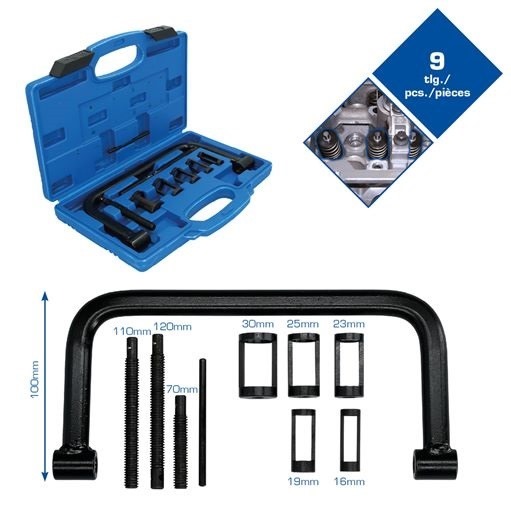 Brilliant Tools  BT541050 Ventilfeder-Montagewerkzeug-Satz, 9-tlg.