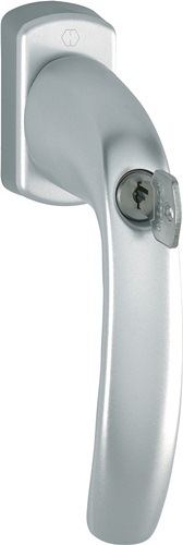 HOPPE 3286500 Fenstergriff New York 0810S/U10 TBT1 Aluminium 32 mm F9016 / verke