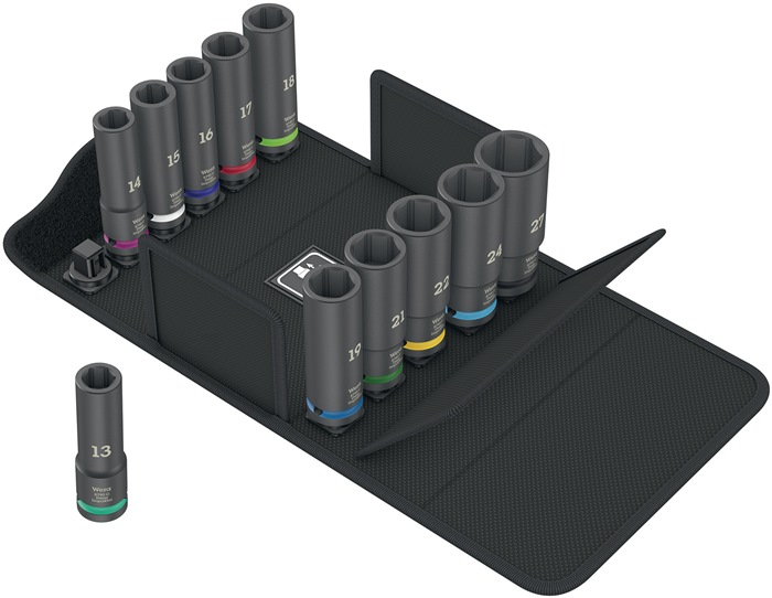 WERA 05004841001 Kraftsteckschlüssel-Satz 8790 C Impaktor Deep Set 1 11-teilig 1