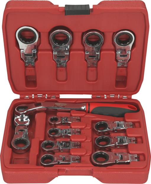 KS Tools 503.4820 Ratschenringschlüssel-Satz, 13-tlg.