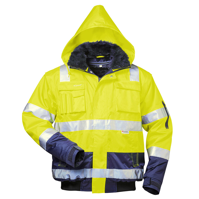 Gr .3XL (66/68) *ARTHUR* WARNSCHUTZ PILOTJACKE GELB/MARINE gelb *ARTHUR* HIGH VI