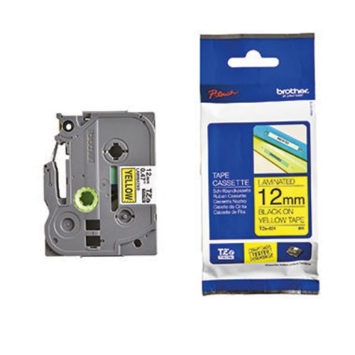 P-touch Schriftbandkassette TZE631 12mmx8m laminiert sw auf ge