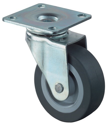 BS ROLLEN F26.025 Lenkrolle  Rad-Ø 25 mm Tragfähigkeit 15 kg mit Anschraubplatte