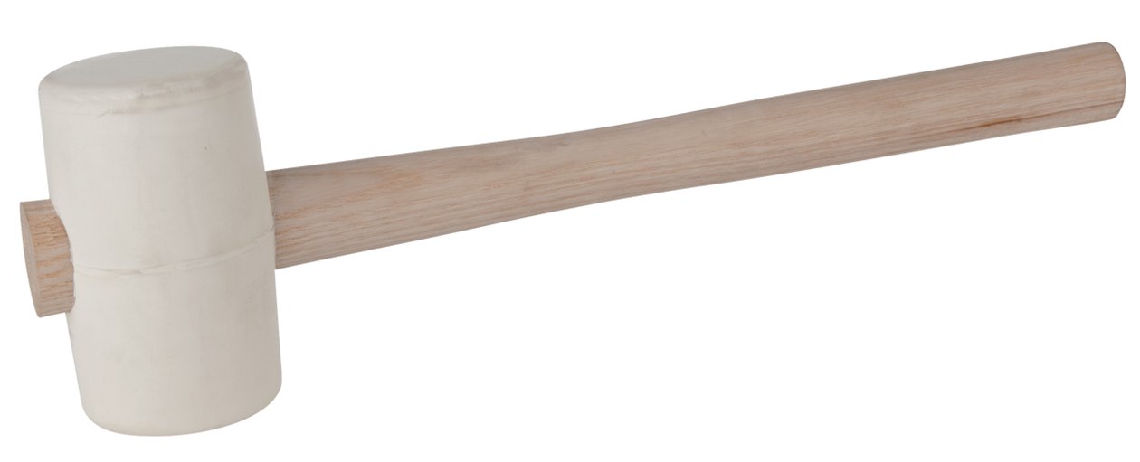 KS Tools 140.1234 Gummihammer weiss, 270g