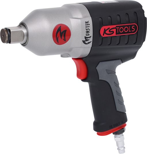 KS Tools 515.3785 3/4'' MONSTER Hochleistungs-Druckluft-Schlagschrauber, 1690Nm