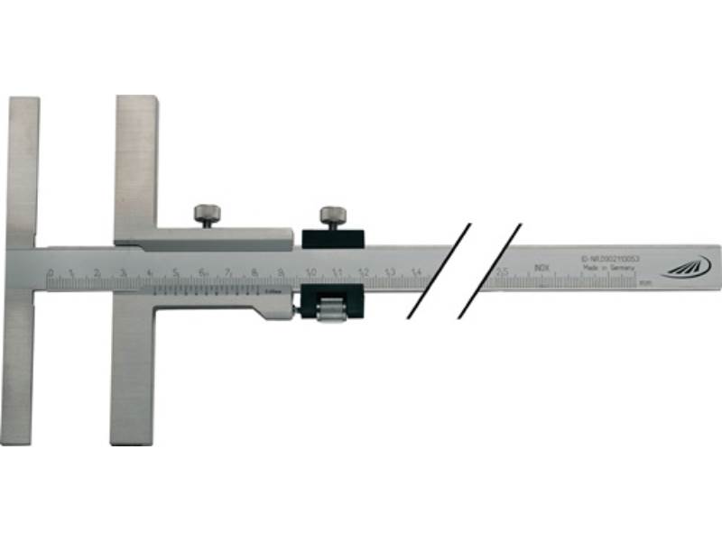 HELIOS PREISSER 0344503 Anreißmessschieber  300 mm mit Feineinstellung Anschlagl