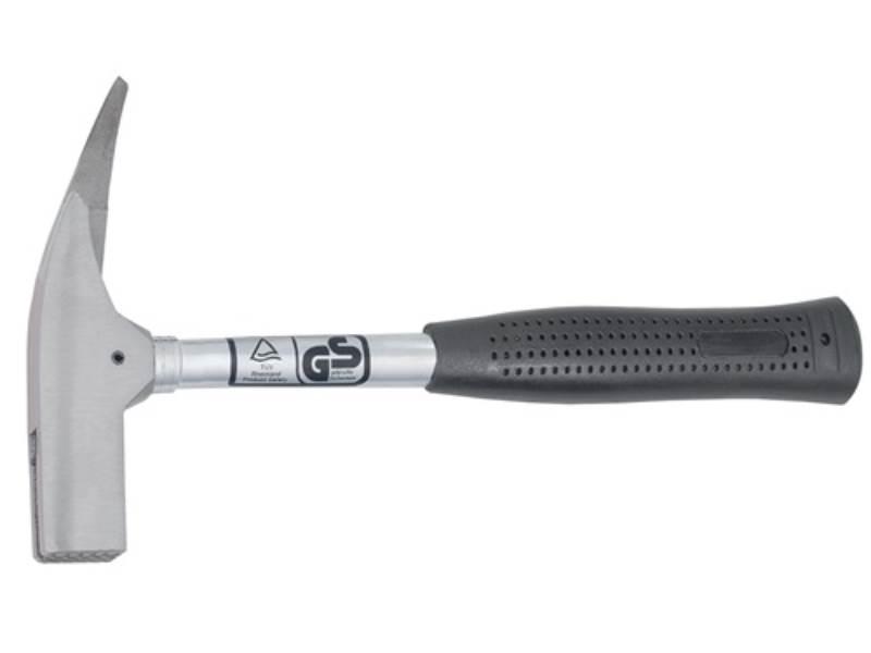 NOW  Latthammer  Kopfgewicht 600 g mit Magnet geraut Stahlrohr poliert