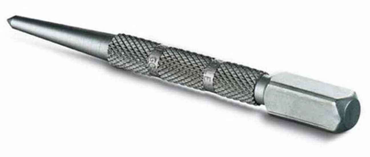 Stanley 0-58-120 Körner  Zentrierkörner 101 x 3 mm Rändelgriff viereckiger Schla