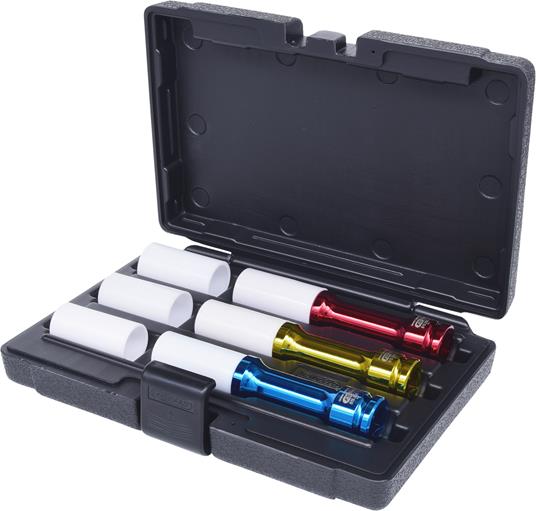 KS Tools 515.1040 1/2'' Alu Kraft-Stecknuss-Satz, lang, 6-tlg.