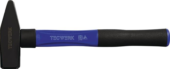 TECWERK 2000811011 Schlosserhammer 300g Stiel-L.300mm 3K-Stiel m.Stahlschutzhüls