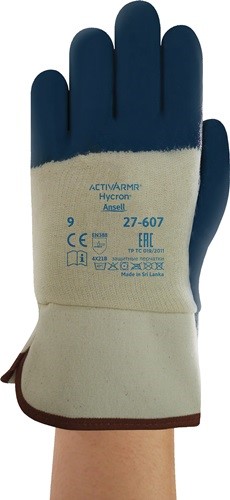 ANSELL 27607100 Handschuhe ActivArmr® Hycron® 27-607 Größe 10 weiß/blau BW-Jerse
