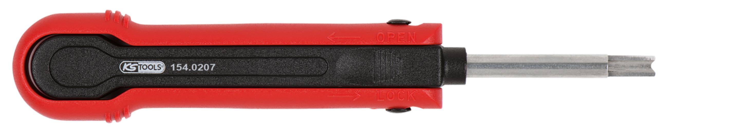 KS Tools 154.0207 Kabel-Entriegelungswerkzeug, Rundsteckhülse 1,5mm