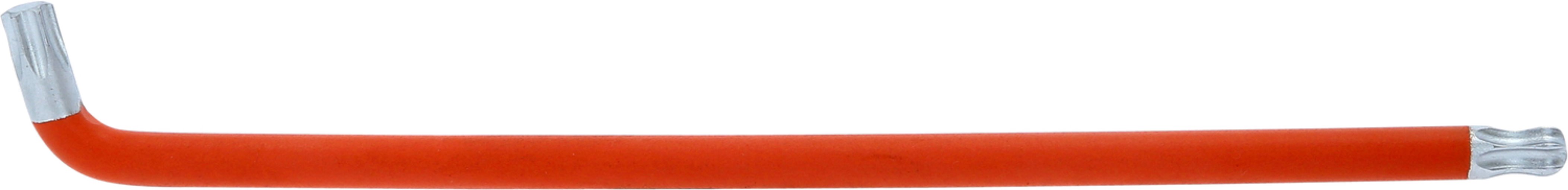KS Tools 151.4298 Kugelkopf-Torx-Winkelstiftschlüssel, XL, T45, 108° abgewinkelt