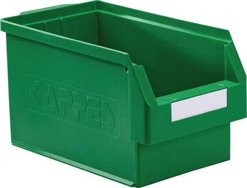 RASTERPLAN 6002.00.0253 Sichtlagerkasten  L350xB200xH200mm PE grün