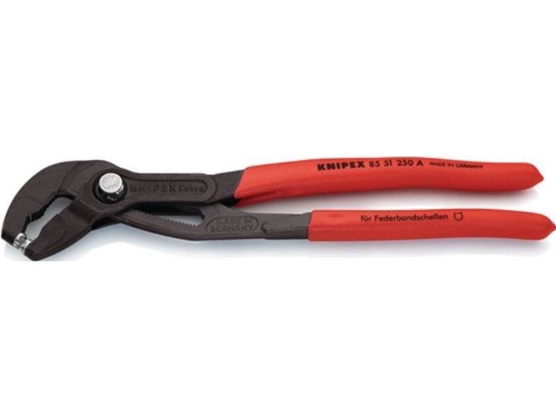KNIPEX 85 51 250 AF Federbandschellenzange  Gesamtlänge 250 mm Kapazität max. 70