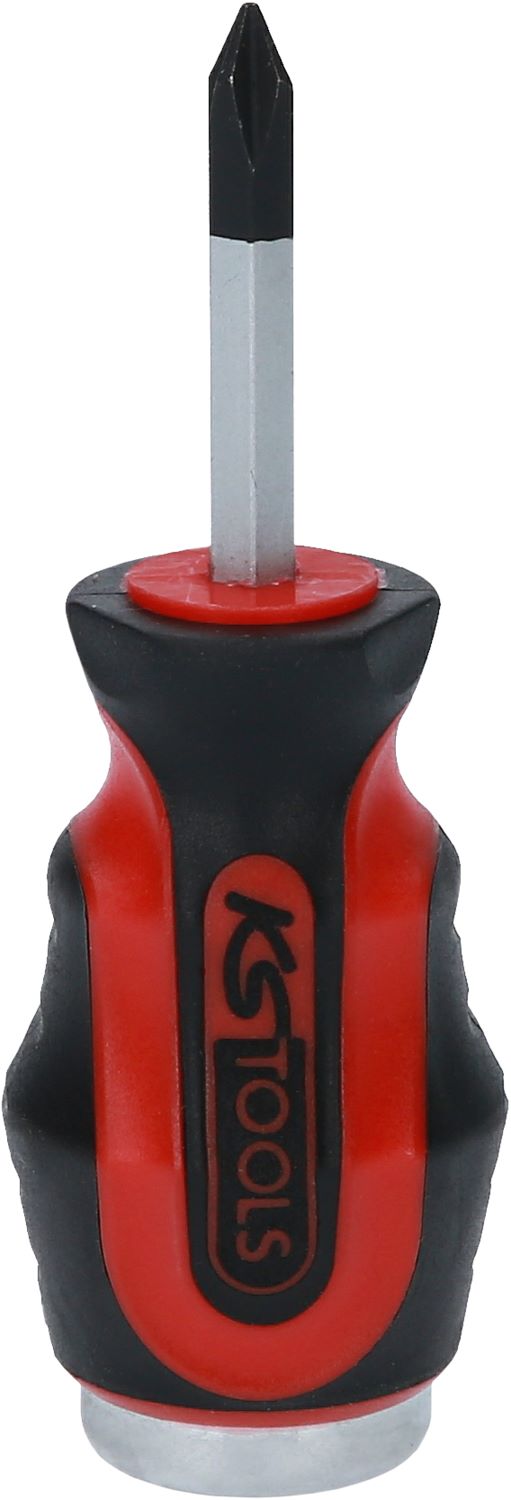 KS Tools 151.1201 ERGOTORQUEmax Schlagkappen-Schraubendreher, PH1, kurze Form