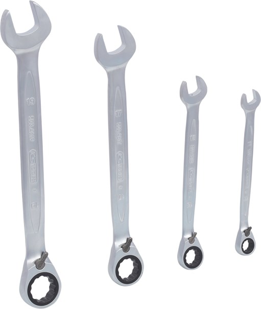 KS Tools 503.4604 GEARplus Ratschenringmaulschlüssel-Satz, umschaltbar, 4-tlg.