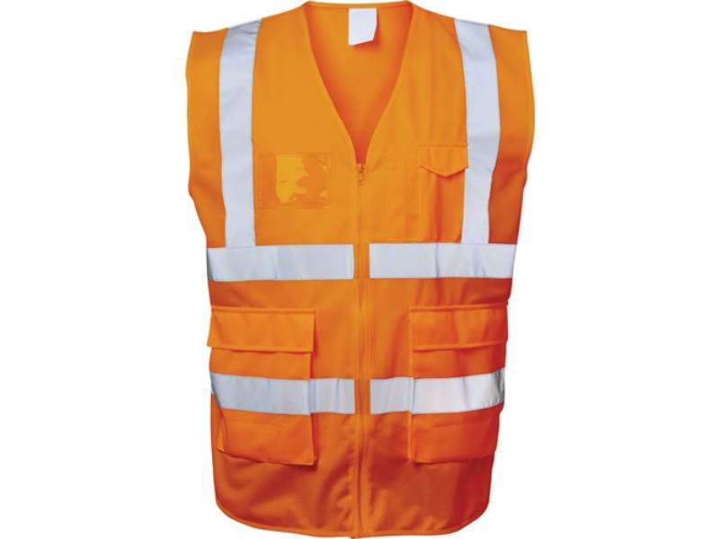 SAFESTYLE 23511-5 Warnweste EWALD Größe XXXL orange EN ISO 20471 Kl.2/EN ISO 136