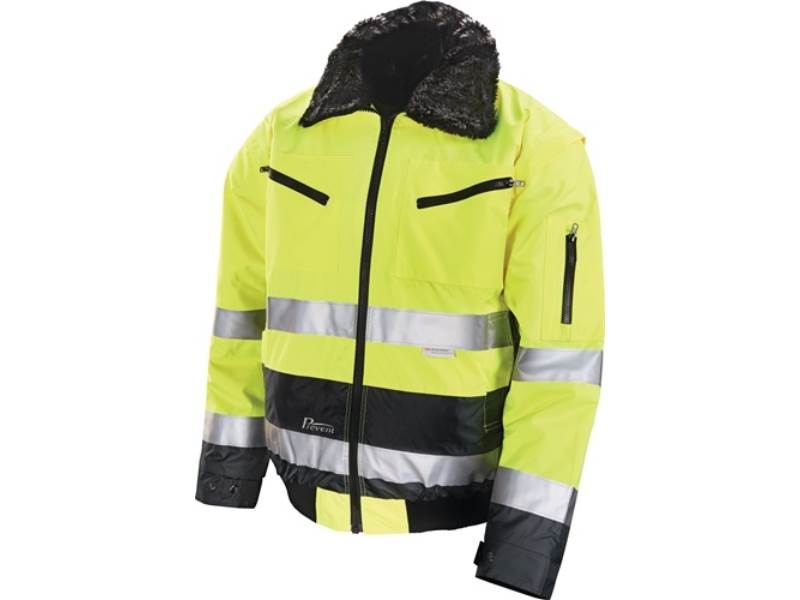 PREVENT 174ZG/XXL Warnschutz-Pilotenjacke  Größe XXL gelb/grau