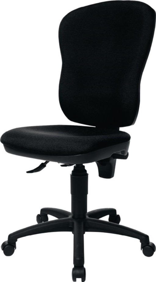 TOPSTAR  Bürodrehstuhl  mit Permanentkontakt schwarz 420-550 mm ohne Armlehnen T