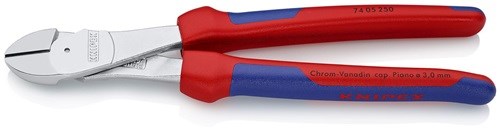 KNIPEX 74 05 250 Kraftseitenschneider  Länge 250 mm Form 0 Comfort-Griff