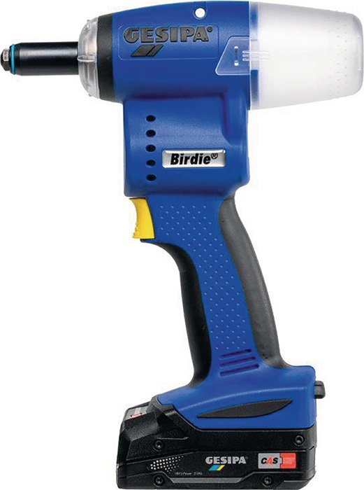 GESIPA 1746720 Akku-Blindnietsetzgerät Birdie® 7-teilig 10000 N  L-Boxx