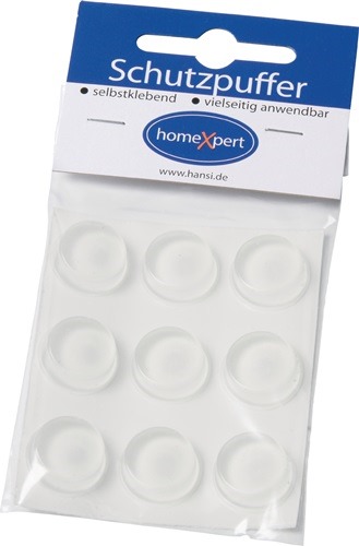 Schutzpuffer 20 mm Kunststoff transparent Koni selbstklebend