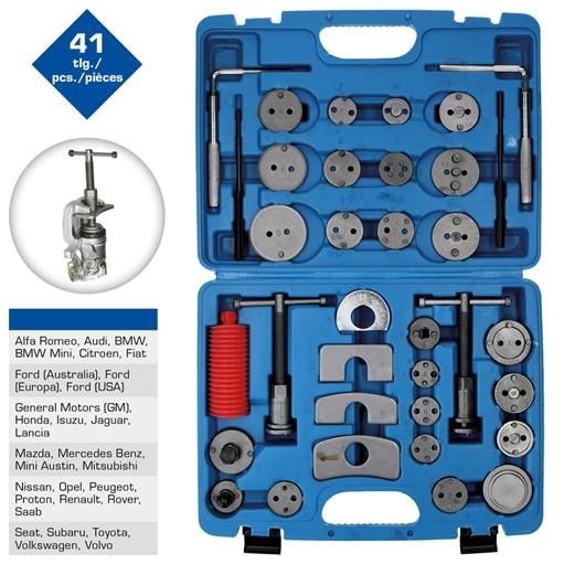 Brilliant Tools  BT701050 Universal-Bremskolben-Rückstellwerkzeug-Satz, 41-tlg.