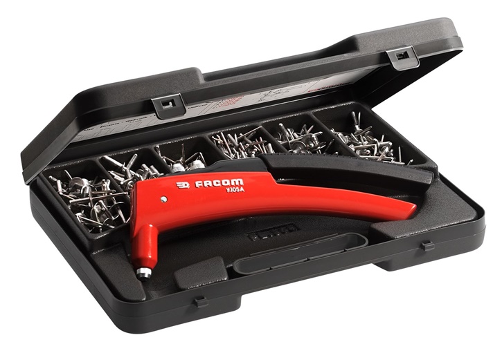Facom Y.RIV1 Nietzange mit Zubehoer, ca. 450-tlg