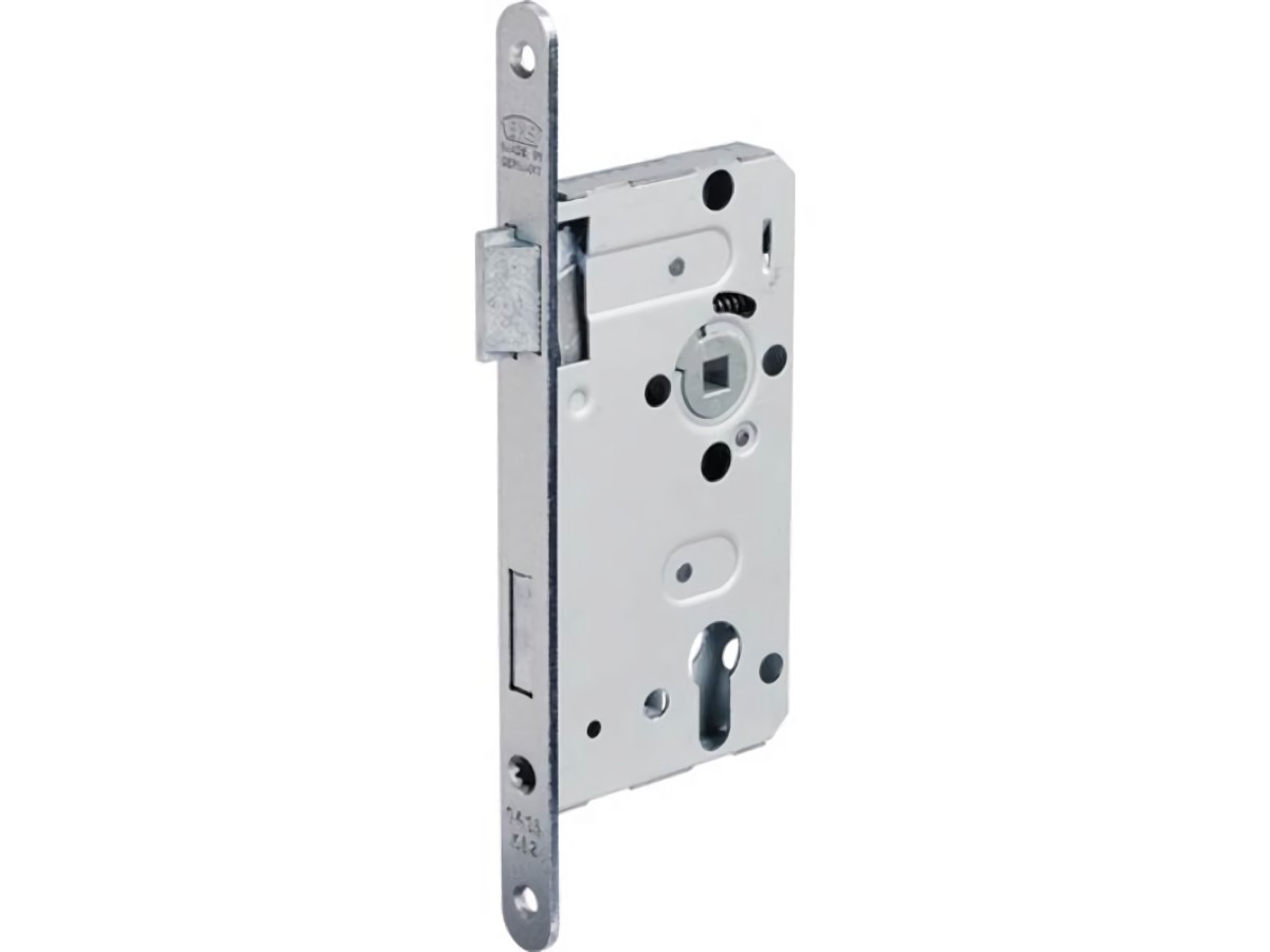 BKS Zimmertür-Einsteckschloss 0415 PZW 20/ 55/72/8 mm DIN links silber abgerunde