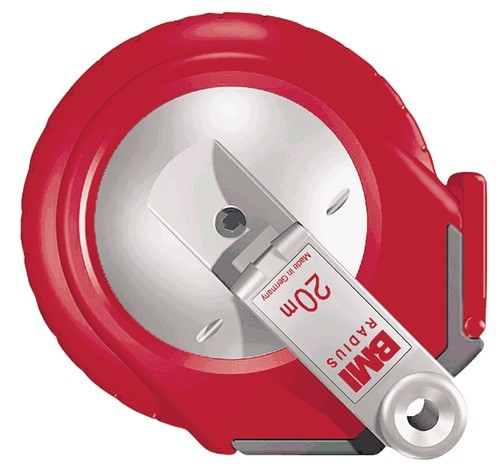 BMI 501214020AF Kapselbandmaß RADIUS Länge 20 m Bandbreite 13 mm mm/cm  EG II Ku