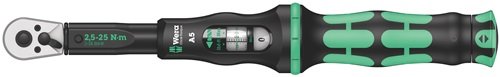 WERA 5075604001 Drehmomentschlüssel Click-Torque A 5 1/4 Zoll 2,5 - 25 Nm