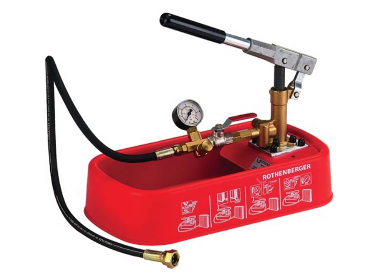 ROTHENBERGER 61130 Prüfpumpe RP 30 0 - 30 bar R 1/2 '' Saugvolumen pro Hub ca. 1