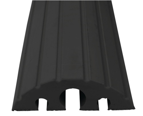 20014NW Schlauch- und Kabelbrücke L1200xB210xH65mm Vollgummi schwarz