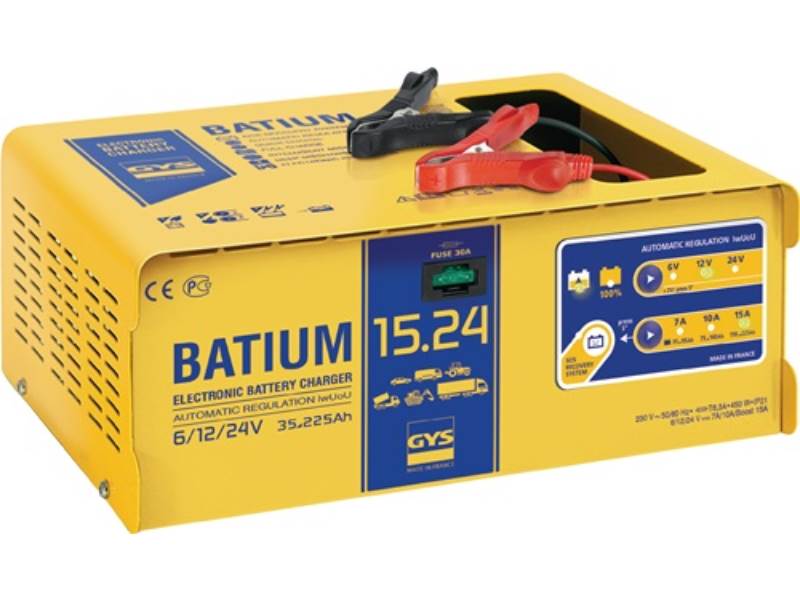 GYS 24526 Batterieladegerät BATIUM 15-24 6 / 12 / 24 V effektiv: 22 / arithmetis