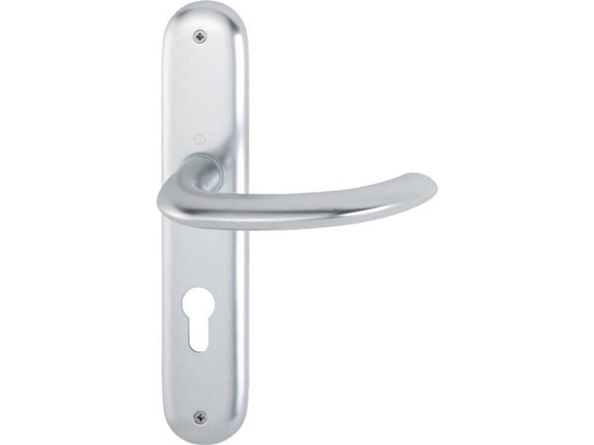 HOPPE 2784857 Langschildgarnitur Marseille 1138/273P Aluminium F1 PZ 72 mm DIN l