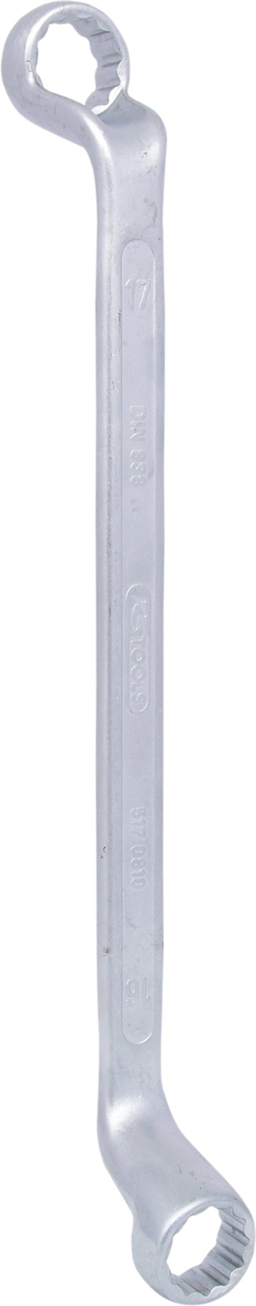 KS Tools 517.0810 CLASSIC Doppel-Ringschlüssel, gekröpft, 16x17mm
