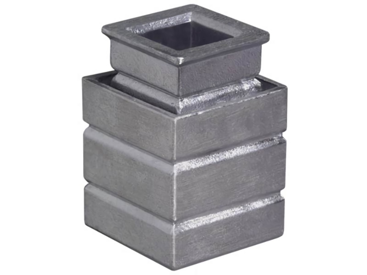 DENI 5842 0016 90 Steinbuchse  16 Vierkantstangen 16 mm Gusseisen 2-teilig