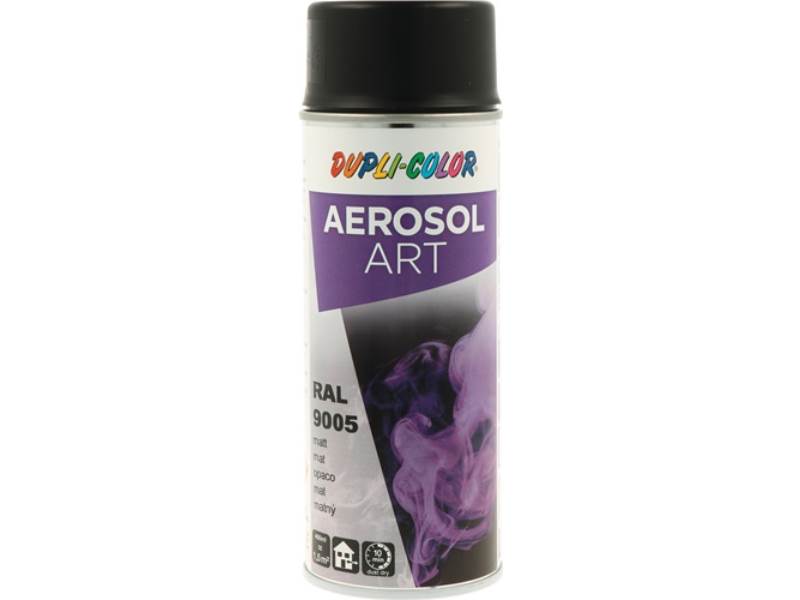 DUPLI-COLOR 733161 Buntlackspray AEROSOL Art tiefschwarz matt RAL 9005 400 ml