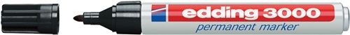 EDDING 4-3300001 Permanentmarker 3300 schwarz Strichbreite 1-5 mm Keilspitze