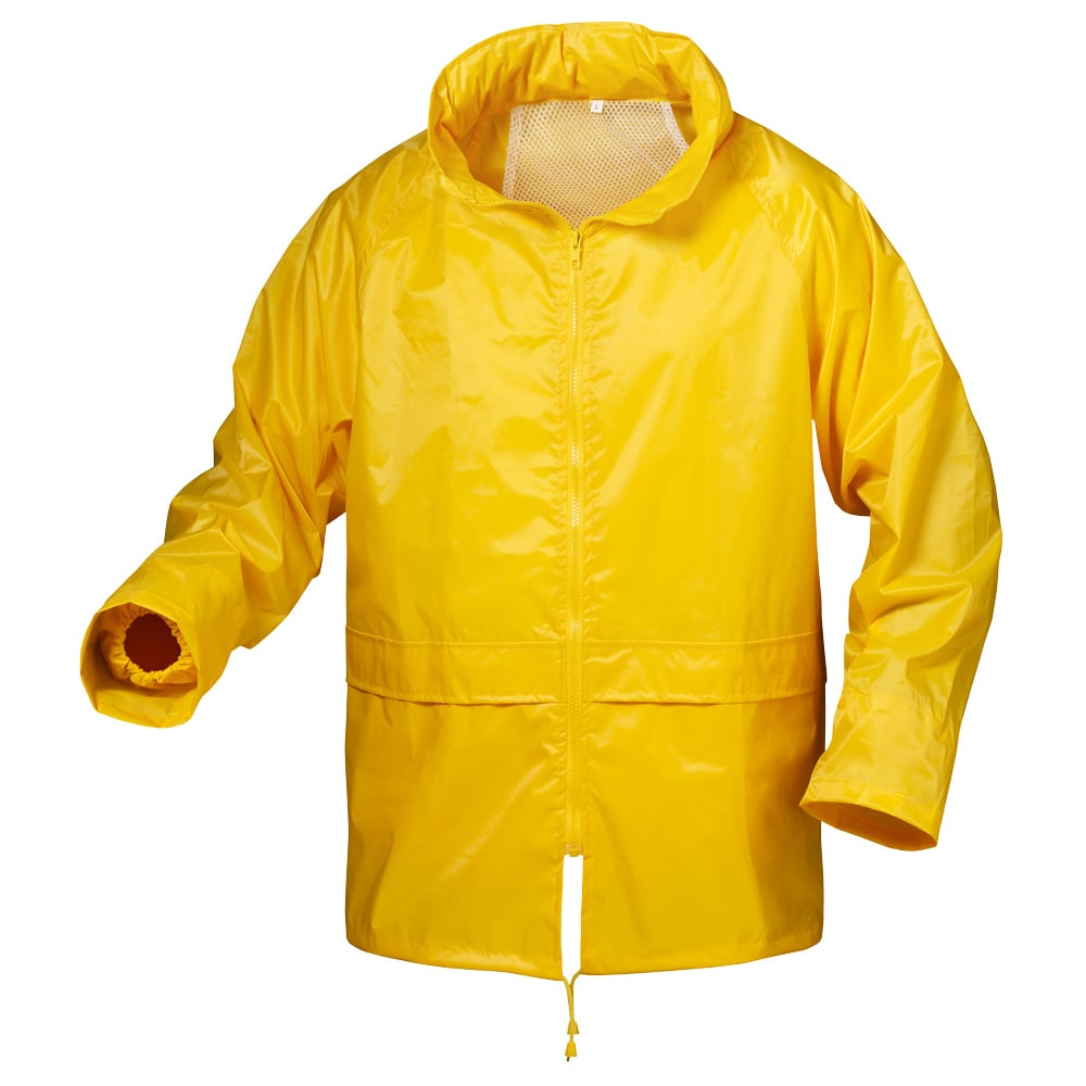 Gr .2XL (62/64) *HERNING* REGENJACKE gelb *HERNING* RAIN JACKET