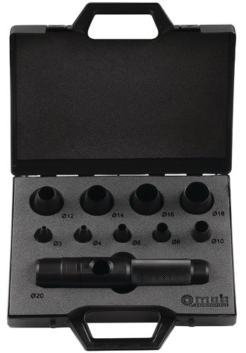 PEDDINGHAUS 8004209001 Patentlocheisensatz  11-teilig Kunststoffkoffer