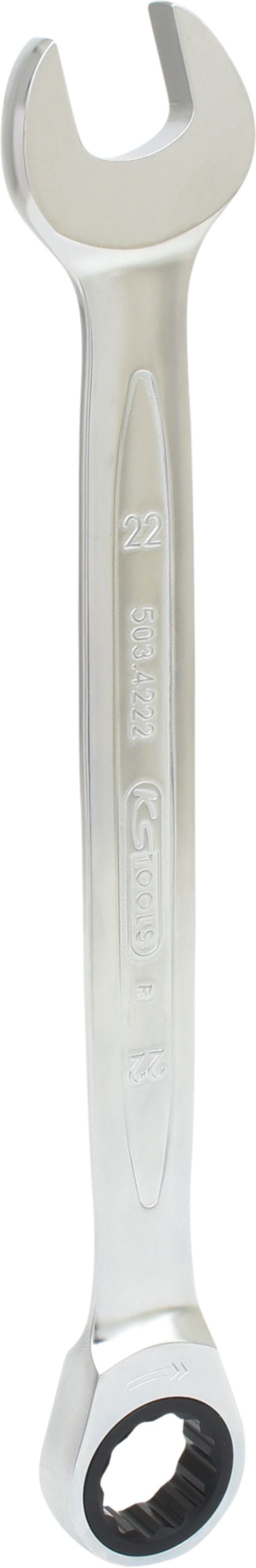 KS Tools 503.4222 GEARplus Ratschenringmaulschlüssel, 22mm