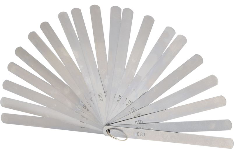 KS Tools 300.0616 Kolbenspiellehre, 20 Blatt, 0,05-1mm